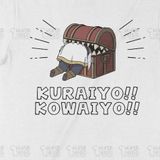  Áo thun Frienne Kuraiyo Kowaiyo - Pháp Sư Tiễn Táng, Trùm Cuối Animie, Unisex Cotton 100% 2 màu nam nữ 0407 