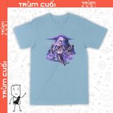  Áo thun Raiden Shogun - Ước Nguyện, Trùm Cuối Game Genshin, Unisex Cotton 100% 2 màu nam nữ 0258 