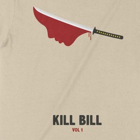  Áo thun phim Kill Bill - Cô Dâu Báo Thù, Trùm Cuối Cine, Unisex Cotton 100% 2 màu nam nữ 0367 