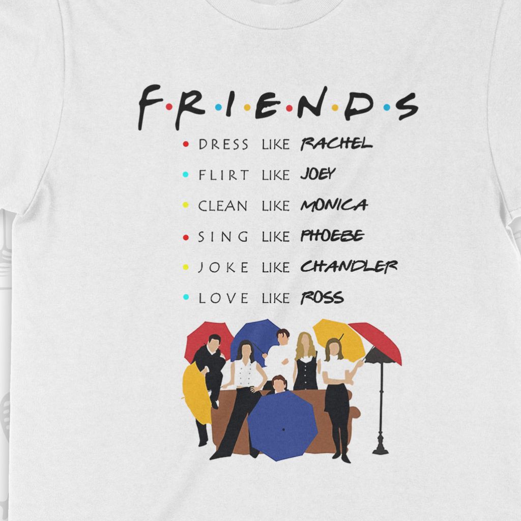  Áo thun Những Người Bạn - Friends, Trùm Cuối Cine, Cotton 100% 2 màu nam nữ 0275 