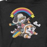  Áo Hoodie Corki Phi Công Corgi, Trùm Cuối Game Liên Minh, Nỉ Bông 100% Unisex nam nữ 0433 