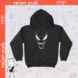  Áo  Hoodie Venom Unisex TSHIRT-HOLIC Marvel,  Nỉ Bông 100% 2 màu nam nữ 