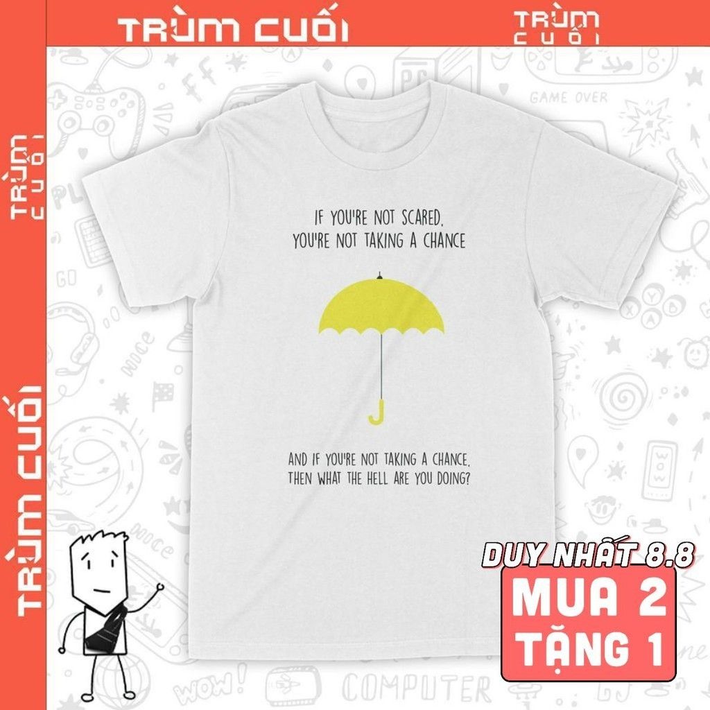  Áo thun Phim Khi Bố Gặp Mẹ - HIMYM, Trùm Cuối Cine, Unisex Cotton 100% 2 màu nam nữ 0277 