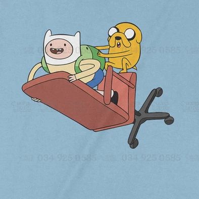  Áo thun Adventure time, Trùm cuối Cartoon Cine, Unisex Cotton 100% 2 màu nam nữ 0209 