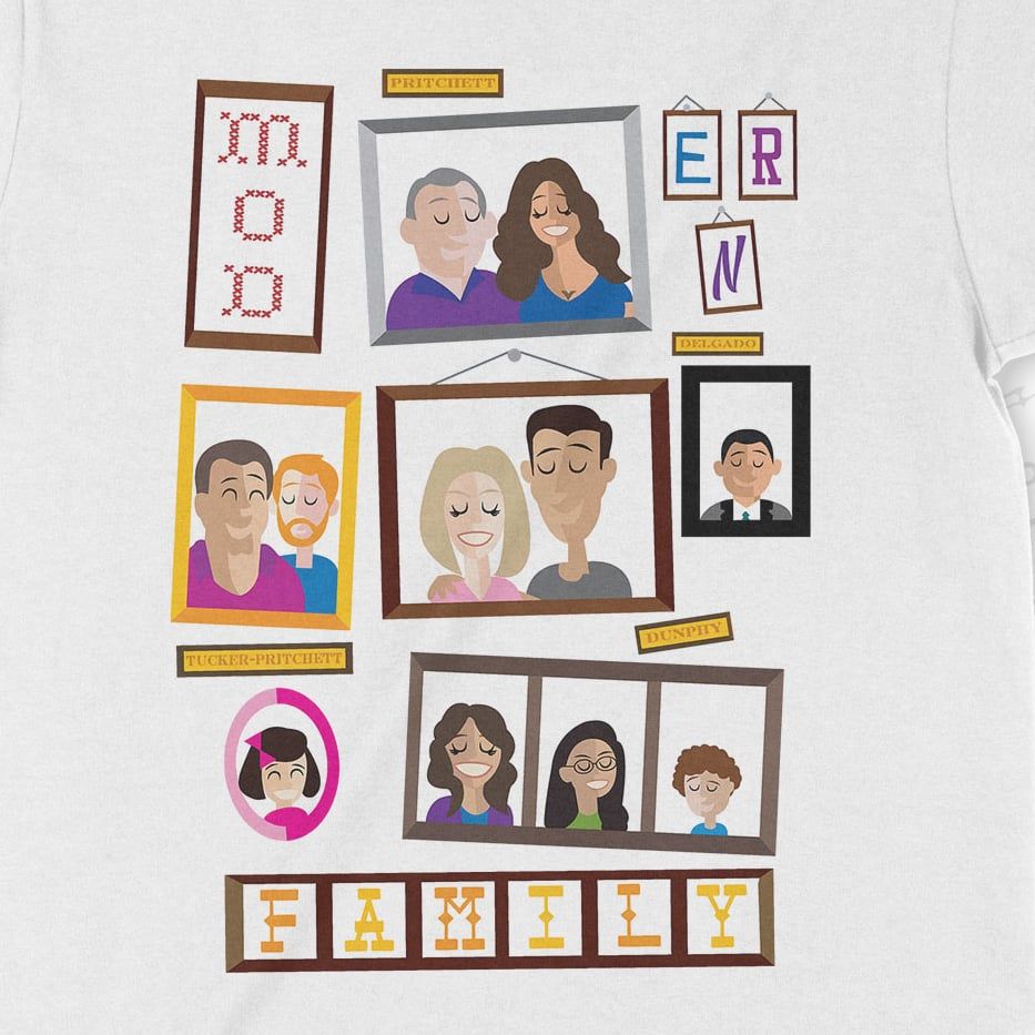  Áo thun Gia Đình Hiện Đại - Modern Family, Trùm Cuối Cine, Unisex Cotton 100% 2 màu nam nữ 0278 