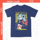  Áo thun Rebecca - Cyberpunk Edgerunner, Trùm Cuối Game Anime, Unisex Cotton 100% 2 màu nam nữ 0357 