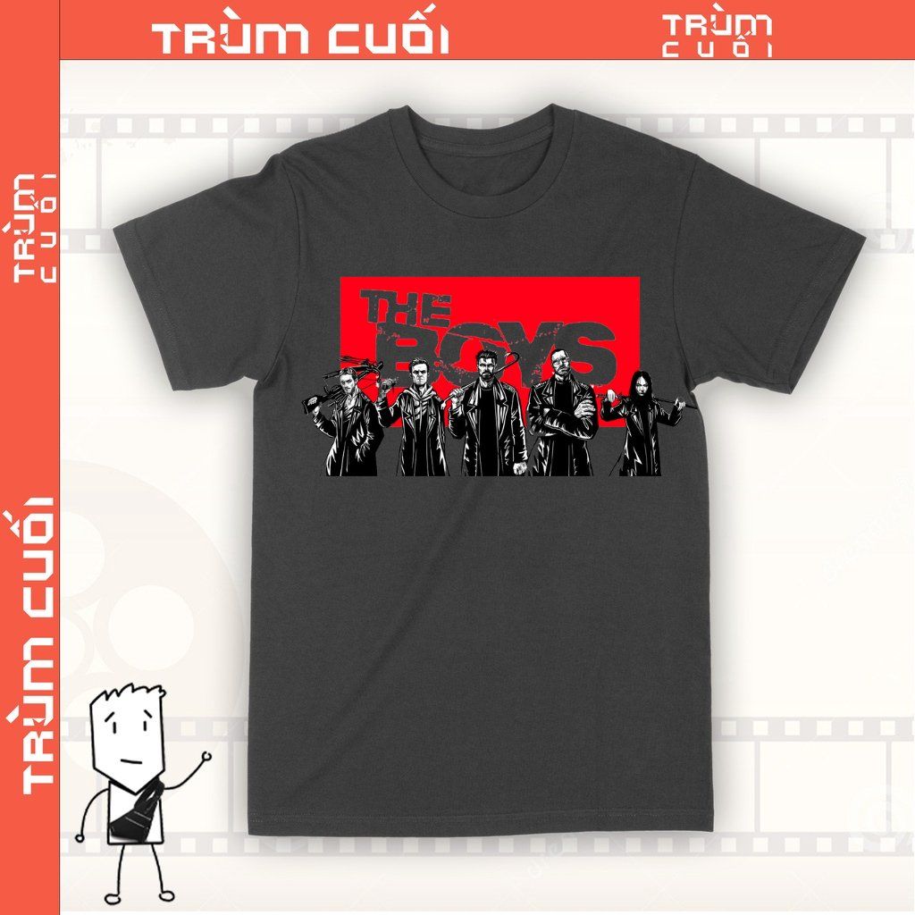  Áo Thun Hội The Boys 2 Trùm Cuối Movie Cine, Unisex Cotton 100% 2 màu nam nữ 0451 