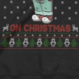  Áo sweater Chill Guy Xmas, Trùm Cuối Meme, Nỉ Bông 100% Unisex nam nữ 0449 