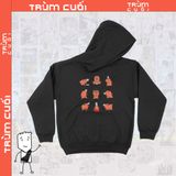  Áo Hoodie Quỷ Cưa Pochita Tinh Nghịch - Chainsaw Man, Trùm Cuối Manga Anime, Unisex Nỉ Bông 100% 2 màu nam nữ 