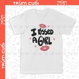  Áo thun Katy Perry - I Kissed A Girl, Trùm Cuối Thần tượng âm nhạc, Unisex Cotton 100% 2 màu nam nữ 0385 