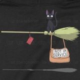  Áo Hoodie Kiki's Delivery Service Unisex Trùm Cuối Cine, Nỉ Bông 100% 2 màu nam nữ 0067 