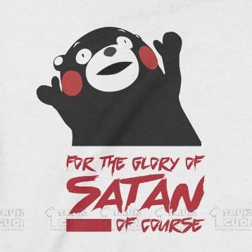  Áo Hoodie Gấu Kumamon Satan, Trùm Cuối Meme Animal, Nỉ Bông 100% Unisex nam nữ 0421 