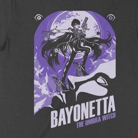  Áo thun Bayonetta: The Umbra Witch Trùm Cuối Game, Cotton 100% 2 màu nam nữ 0136 