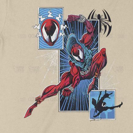  Áo thun Scarlet Spider - Across The Spider-Verse, Trùm Cuối Marvel Cine, Unisex Cotton 100% 2 màu nam nữ 0287 