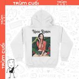  Áo Hoodie Robin Nico - One Piece, Trùm Cuối Anime Cine, Nỉ Bông 100% 2 màu nam nữ 0168 