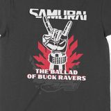  Áo thun SAMURAI: The Ballad of Buck Ravers - Cyberpunk 2077 Unisex Trùm Cuối Game, Cotton 100% 2 màu nam nữ 0077 