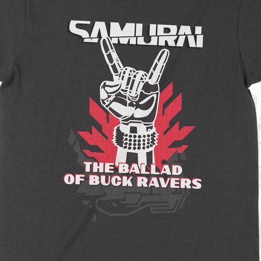  Áo thun SAMURAI: The Ballad of Buck Ravers - Cyberpunk 2077 Unisex Trùm Cuối Game, Cotton 100% 2 màu nam nữ 0077 