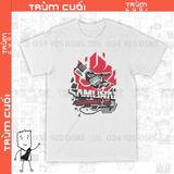  Áo thun SAMURAI: Chipin In - Cyberpunk 2077 Unisex Trùm Cuối Game, Cotton 100% 2 màu nam nữ 0075 