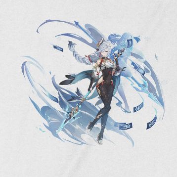  Áo thun Shenhe - Ước Nguyện,Trùm Cuối Game Genshin, Unisex Cotton 100% 2 màu nam nữ 0253 