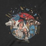  Áo Sweater Công Chúa Mononoke - Ghibli, Trùm Cuối Anime Cine Nỉ Bông100% 2 màu nam nữ 0106 
