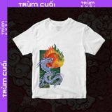  Áo thun Hỏa Thần Long, Trùm Cuối Đăng Hỏa Chi Thần 2024, Unisex Cotton 100% 2 màu nam nữ 