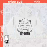  Áo Hoodie Spy x Family: Anya Forger, Trùm Cuối Anime, Unisex Nỉ Bông 100% 2 màu nam nữ 