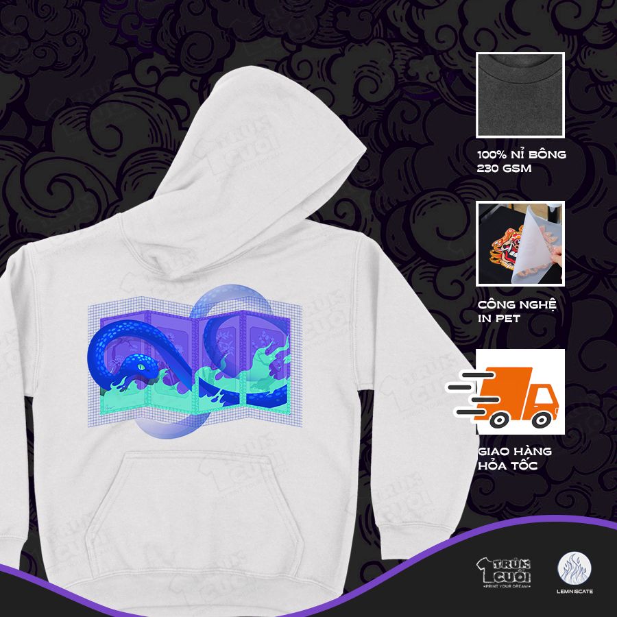  Áo hoodie Hoả Lộ Thanh Xà, Trùm Cuối x Đăng Hoả Chi Thần - Tết 2025, Nỉ Bông 100% Unisex nam nữ 