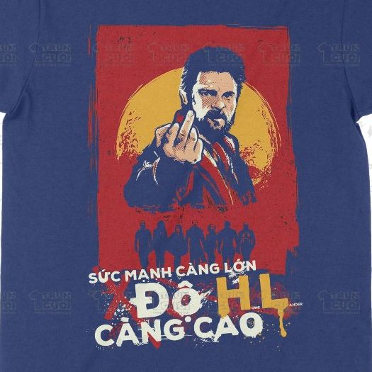  Áo thun Billy Butcher - The Boys, Trùm Cuối Cine, Unisex Cotton 100% 2 màu nam nữ 0424 