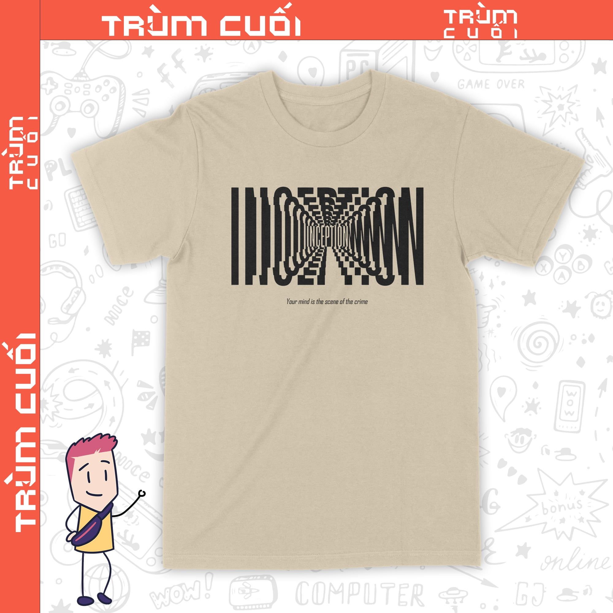  Áo thun Kẻ Đánh Cắp Giấc Mơ - Inception, Trùm Cuối Cine, Unisex Cotton 100% 2 màu nam nữ 0276 