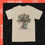  Áo thun Minecraft - Baby Sad, Trùm Cuối Game, Unisex Cotton 100% 2 màu nam nữ 0436 