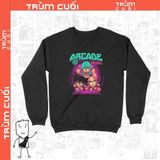  Áo Sweater Goku and Krillin Arcade Unisex Trùm Cuối Anime,  Nỉ Bông 100% 2 màu nam nữ 0059 