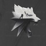  Áo thun The Witcher, Trùm Cuối Game, Cotton 100% 2 màu nam nữ 0220 