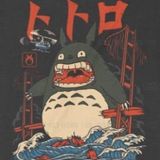  Áo Sweater Kaiju Totoro - Ghibli Unisex Trùm Cuối Anime,  Nỉ Bông 100% 2 màu nam nữ 0040 