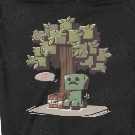  Áo Hoodie Minecraft - Baby Sad, Trùm Cuối Game, Nỉ Bông 100% Unisex nam nữ 0436 