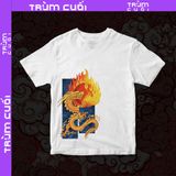  Áo thun Hỏa Thần Long, Trùm Cuối Đăng Hỏa Chi Thần 2024, Unisex Cotton 100% 2 màu nam nữ 