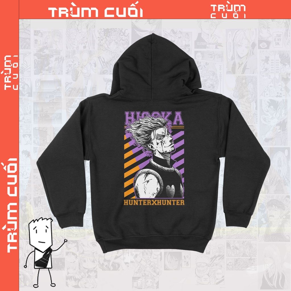  Áo  Hoodie Hunter × Hunter: Hisoka Morow Unisex TSHIRT-HOLIC Anime,  Nỉ Bông 100% 2 màu nam nữ 
