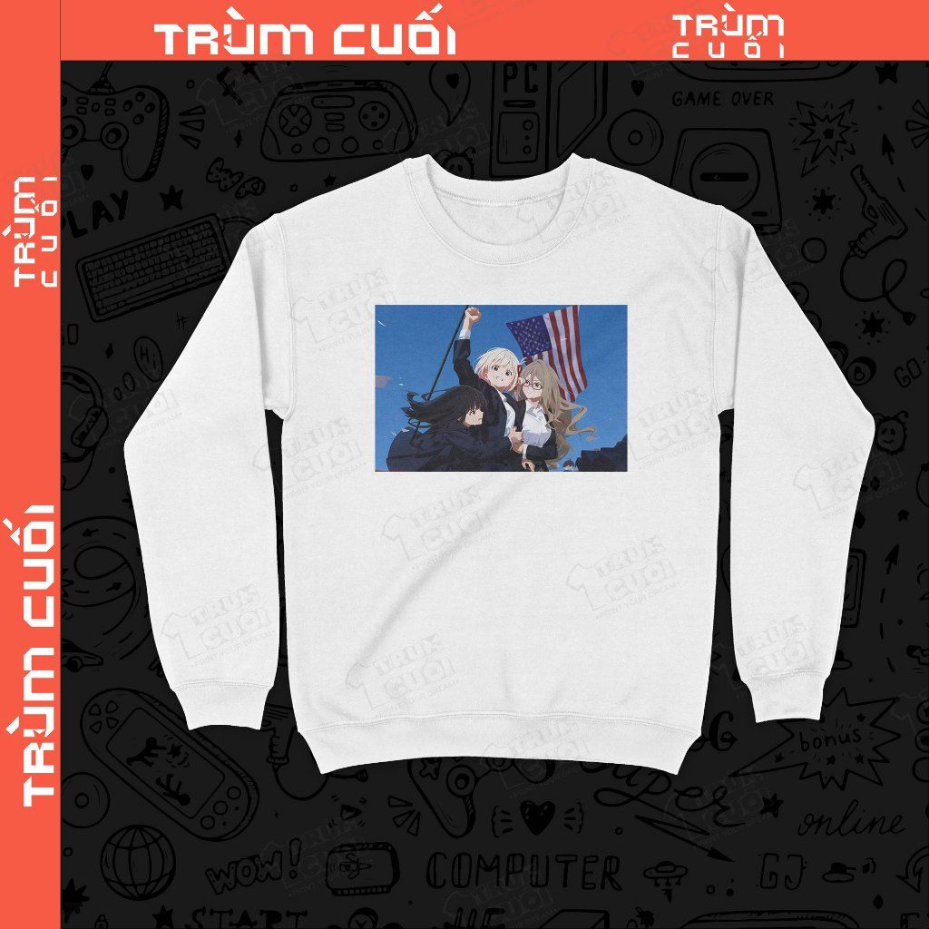  Áo sweaeter Đỗ Nam Trung ver Wibu, Trùm Cuối Meme, Nỉ Bông 100% Unisex nam nữ 0439 
