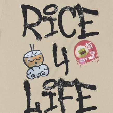  Áo thun Rice for Life, Trùm Cuối Meme Hay Phết, Unisex Cotton 100% 2 màu nam nữ 0298 