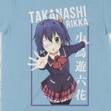  Áo thun Takanashi Rikka Kai, Trùm Cuối Anime, Unisex Cotton 100% 3 màu nam nữ 0342 