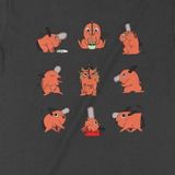  Áo Hoodie Quỷ Cưa Pochita Tinh Nghịch - Chainsaw Man, Trùm Cuối Manga Anime, Unisex Nỉ Bông 100% 2 màu nam nữ 