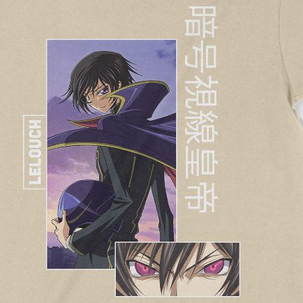  Áo thun Lelouch - Code Geasss, Trùm Cuối Anime, Unisex Cotton 100% 6 màu nam nữ 0333 