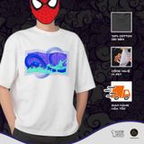  Áo thun oversize Hoả Lộ Thanh Xà, Trùm Cuối x Đăng Hoả Chi Thần - Tết 2025, Unisex Cotton 100% 