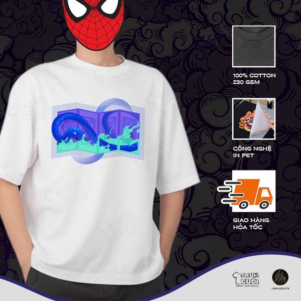  Áo thun oversize Hoả Lộ Thanh Xà, Trùm Cuối x Đăng Hoả Chi Thần - Tết 2025, Unisex Cotton 100% 