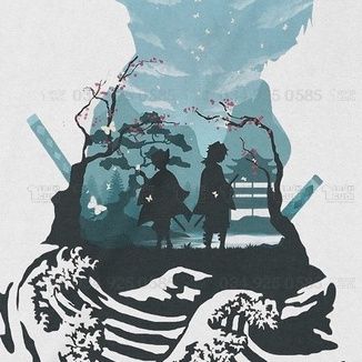  Áo thun Tomioka & Shinobu - Kimetsu Yaiba Unisex Trùm Cuối Anime, Cotton 100% 2 màu nam nữ 0058 