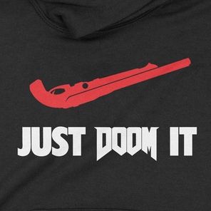  Áo Hoodie Just DOOM It, Trùm Cuối Meme Game, Nỉ Bông 100% 2 màu nam nữ 0189 0190 