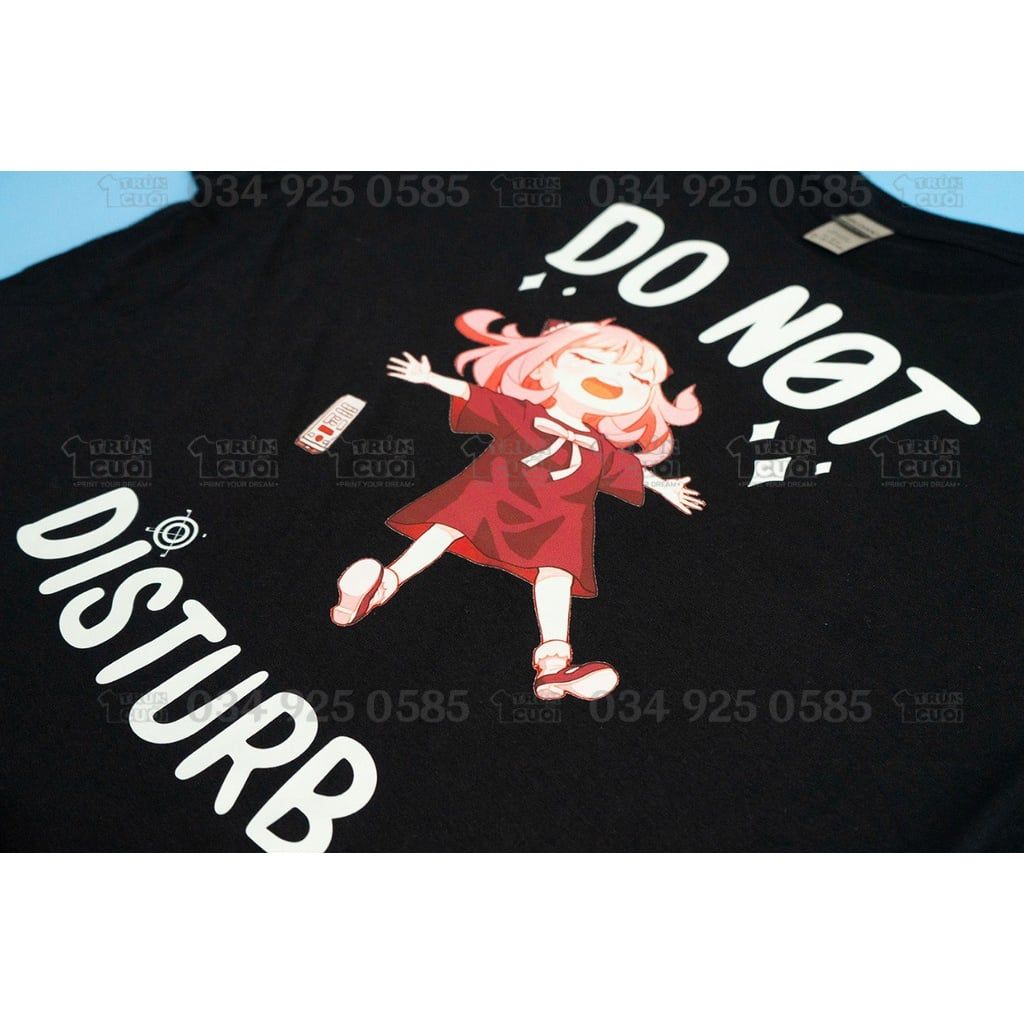  Áo thun Anya - Đừng Làm Phiền - Unisex Trùm Cuối Manga Anime, Cotton 100% 2 màu nam nữ 0013 