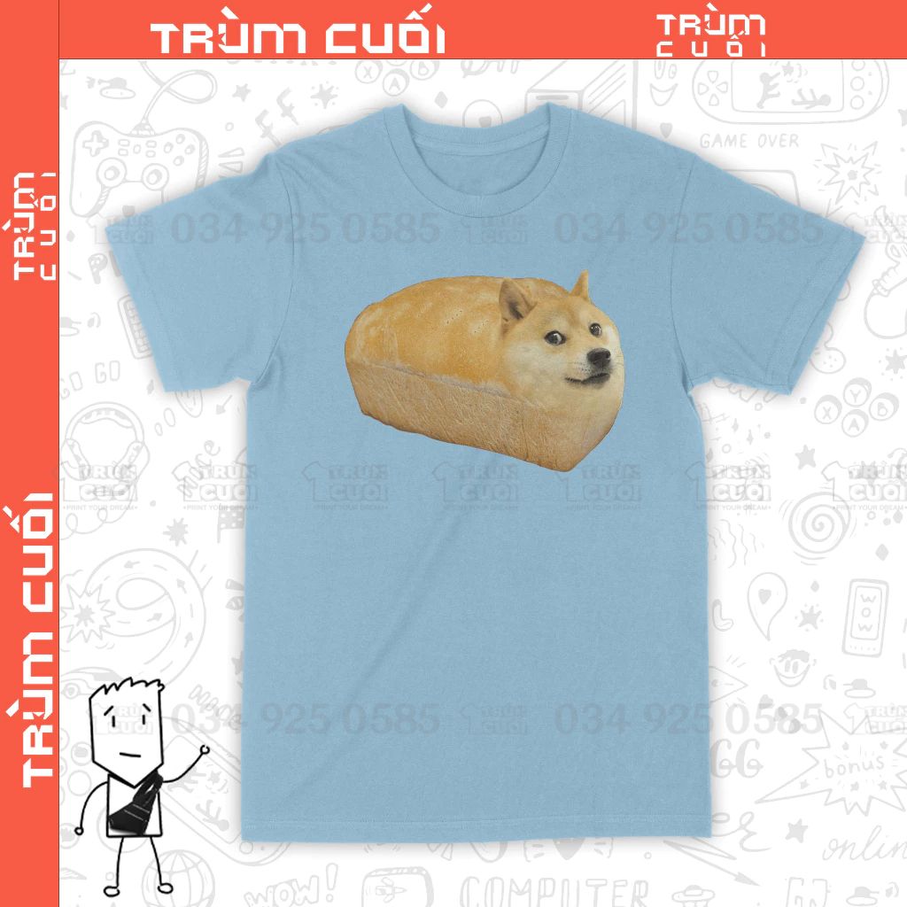 Áo thun Bánh Mì Dodge, Trùm Cuối Casual Meme, Unisex Cotton 100% nam nữ 0305 