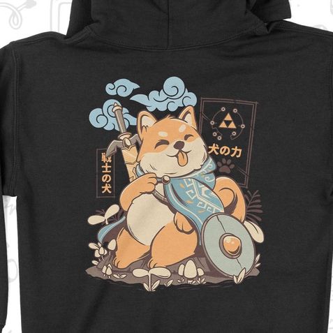  Áo Hoodie Legend of Shiba, Trùm Cuối Game, Nỉ Bông 100% 2 màu nam nữ 0213 