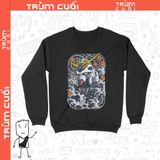  Áo Sweater Gundam, Trùm Cuối Anime, Cotton 100% 2 màu nam nữ 0226 