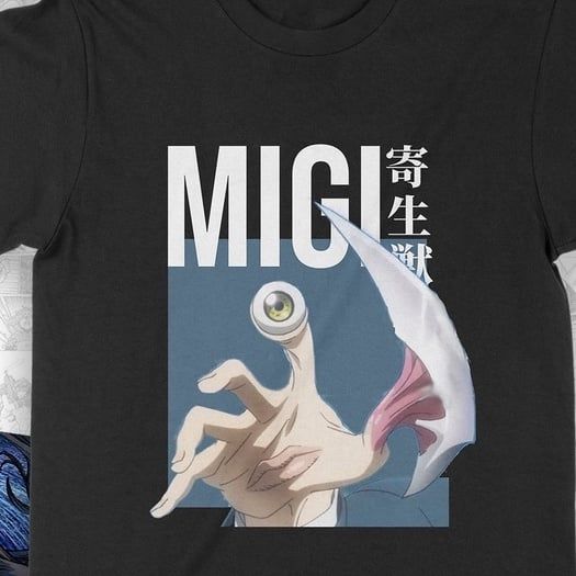  Áo thun Parasyte Unisex Trùm Cuối Manga Anime, Cotton 100% 2 màu nam nữ 0065 